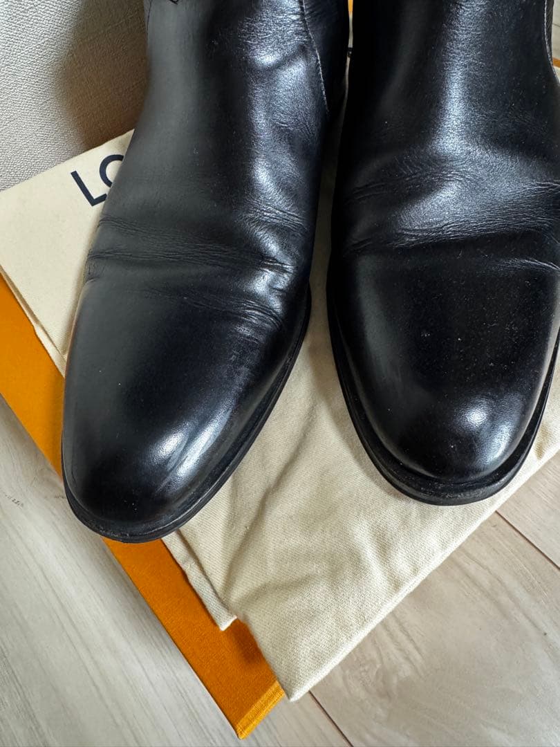 Louis Vuitton エピ　レザー サイドゴアブーツ