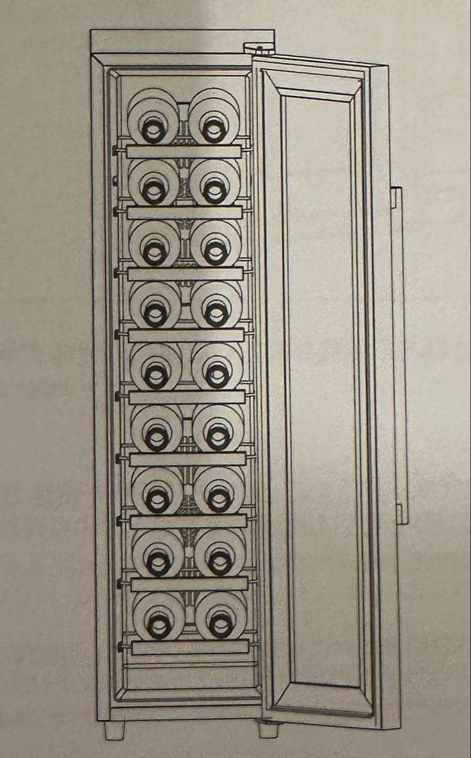 家庭用 ワインセラー CDW-18W