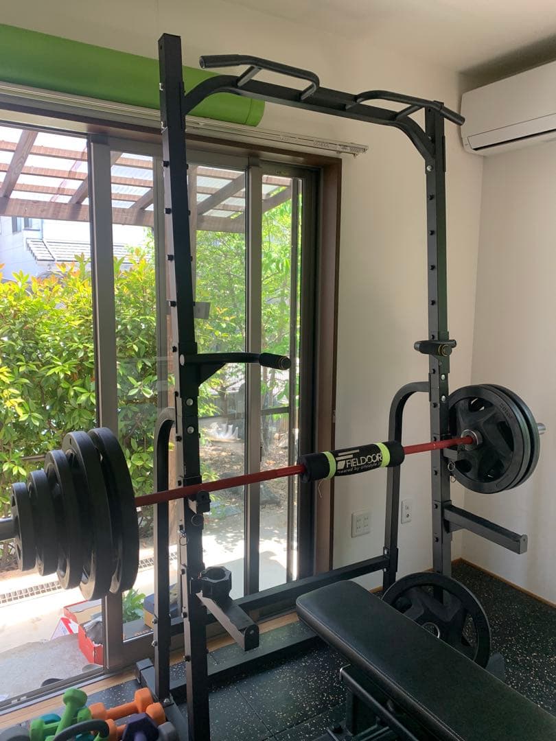 よ*ろ様 ラック、ベンチ、バー、ウエイト、マットのセット