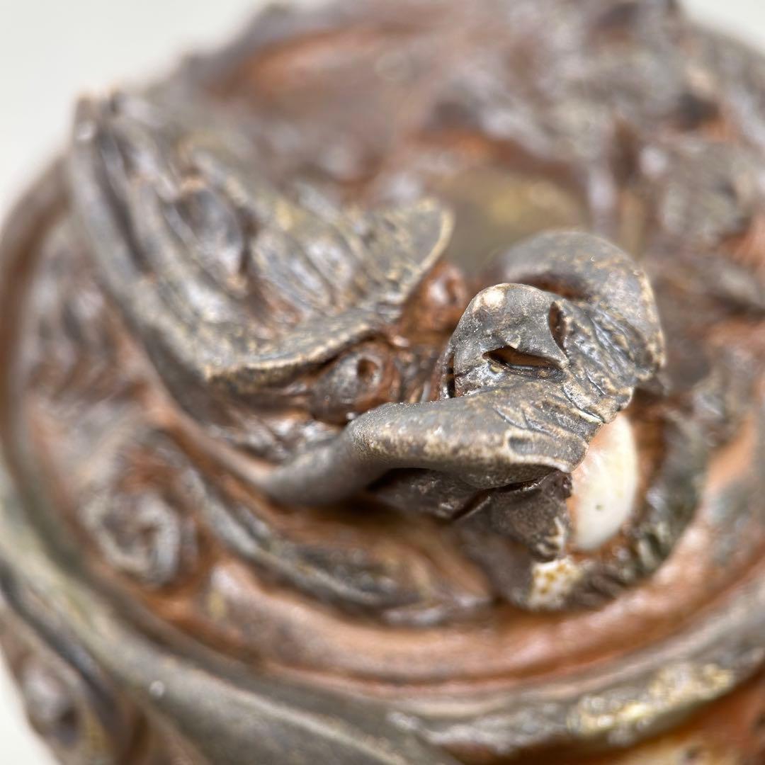 石田安弘 備前焼龍宝瓶 般若心经 人気作者 急須 共箱 共布 茶注 煎茶 茶道具