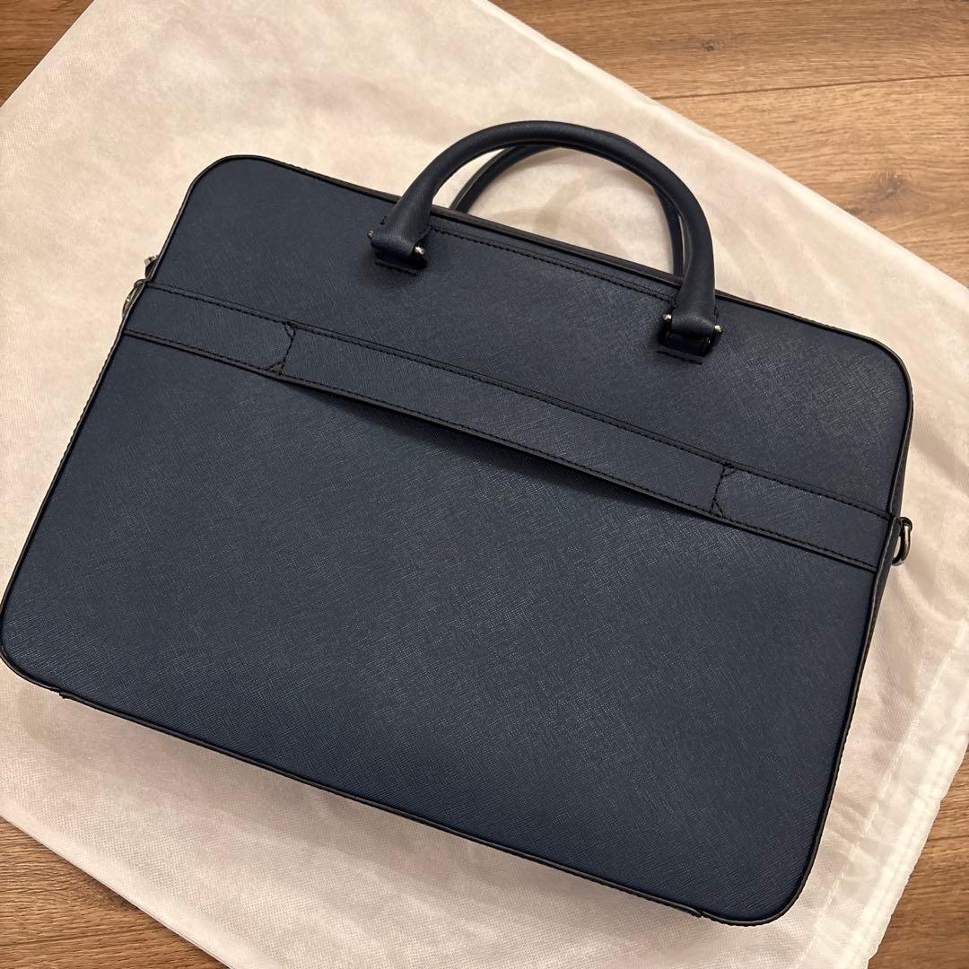 【新品、未使用】MICHAEL KORS 濃紺ブルー系　ビジネスバッグ