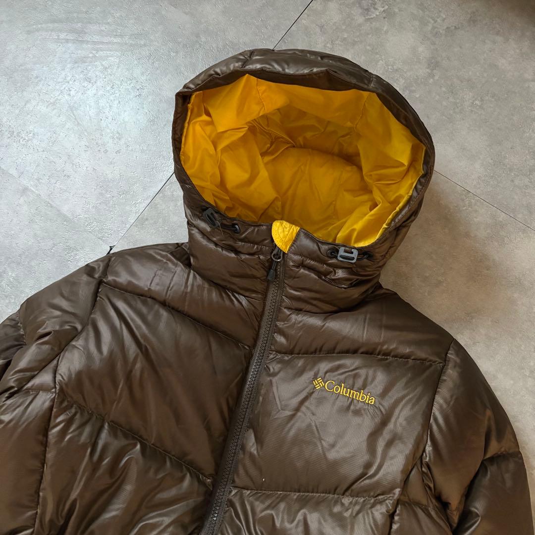 【希少カラー⭐️】columbia ダウン　ブラウン　極美品❗️ M