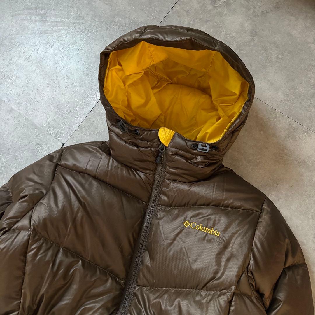 【希少カラー⭐️】columbia ダウン　ブラウン　極美品❗️ M