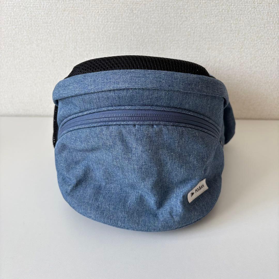 ラッキー工業　ポルバンアドバンス　ヒップシート　ダブルショルダーストラップ　水色