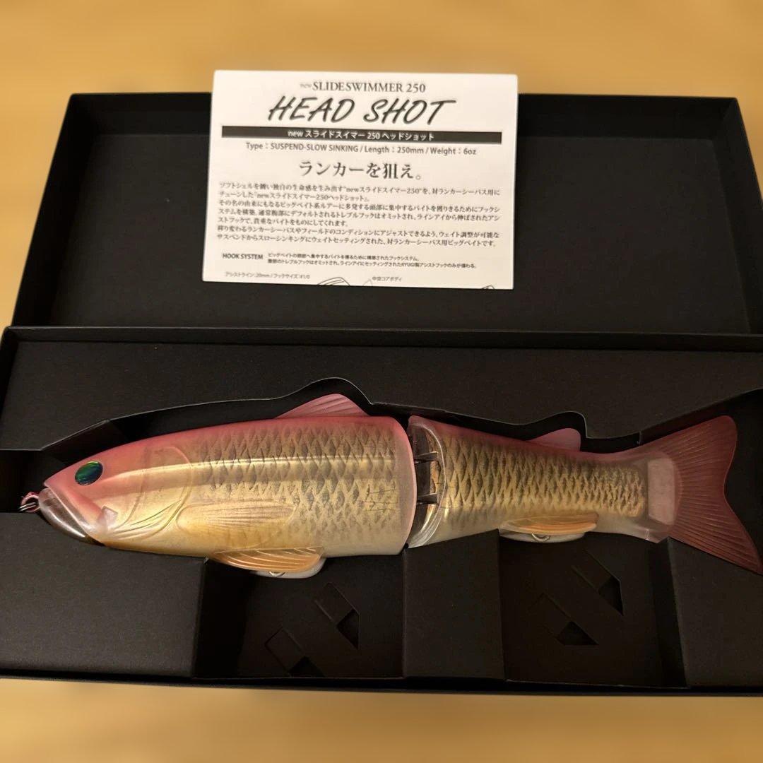 スライドスイマー 250　ヘッドショット チェリーメタル