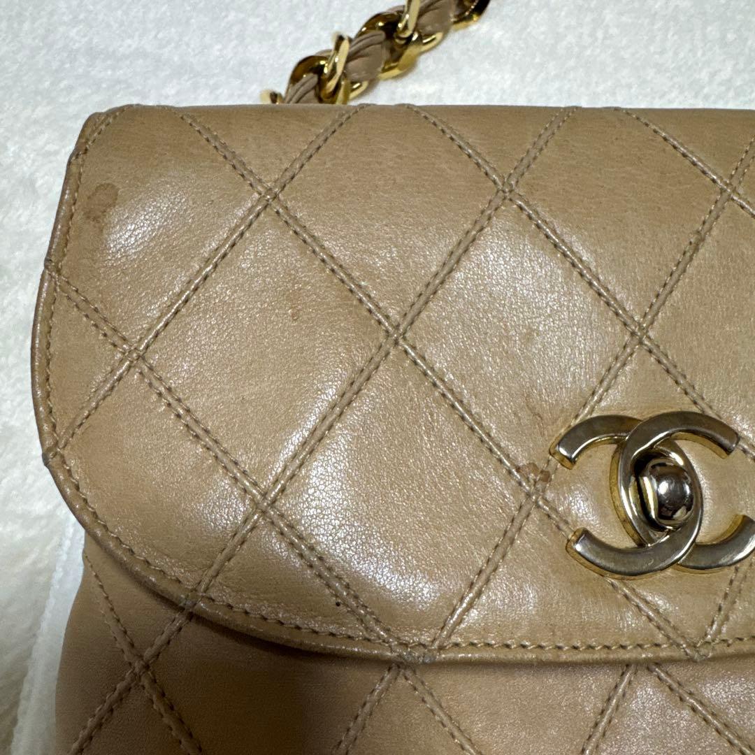 シャネル　ヴィンテージ　ウェストポーチ　ベージュ