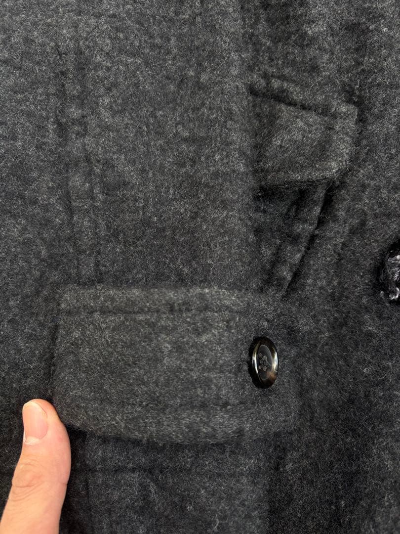 コムデギャルソンオムプリュス ウール　ダッフルジャケット　着画あり