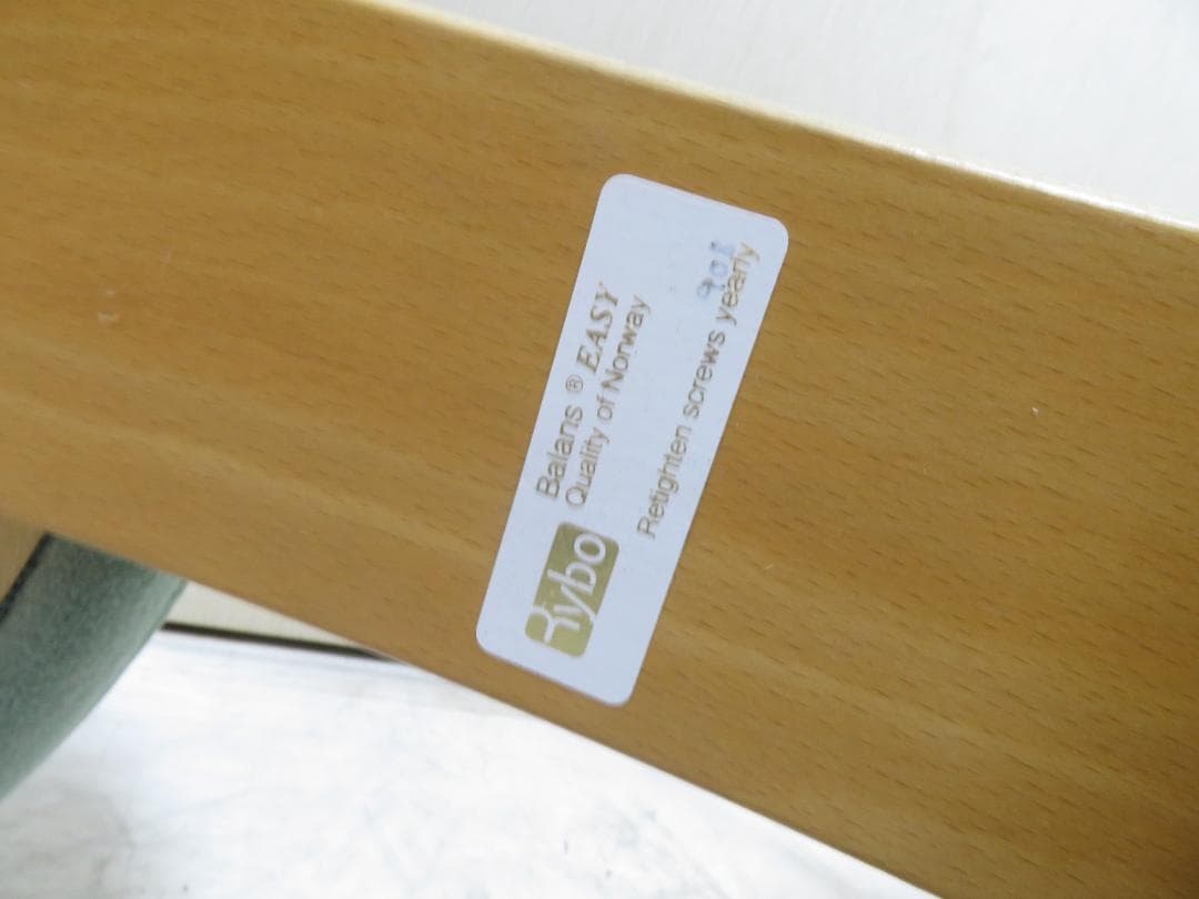 Rybo リボ社 バランスチェア イージー ライトグリーン 専用カバー付き