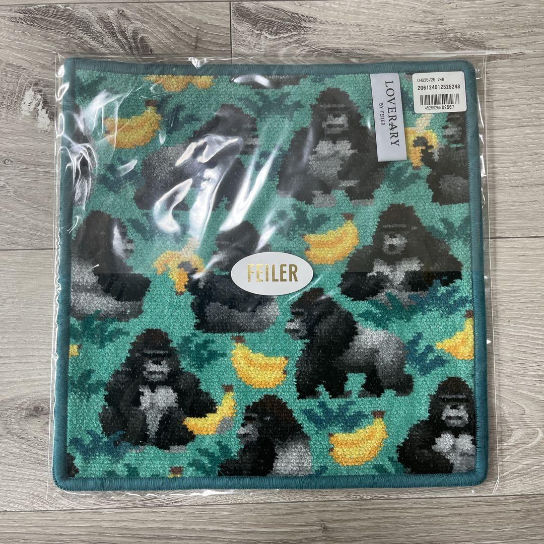 ア*ん様 新品 FEILER ウッホッホゴリラ ハンカチ 5枚セット
