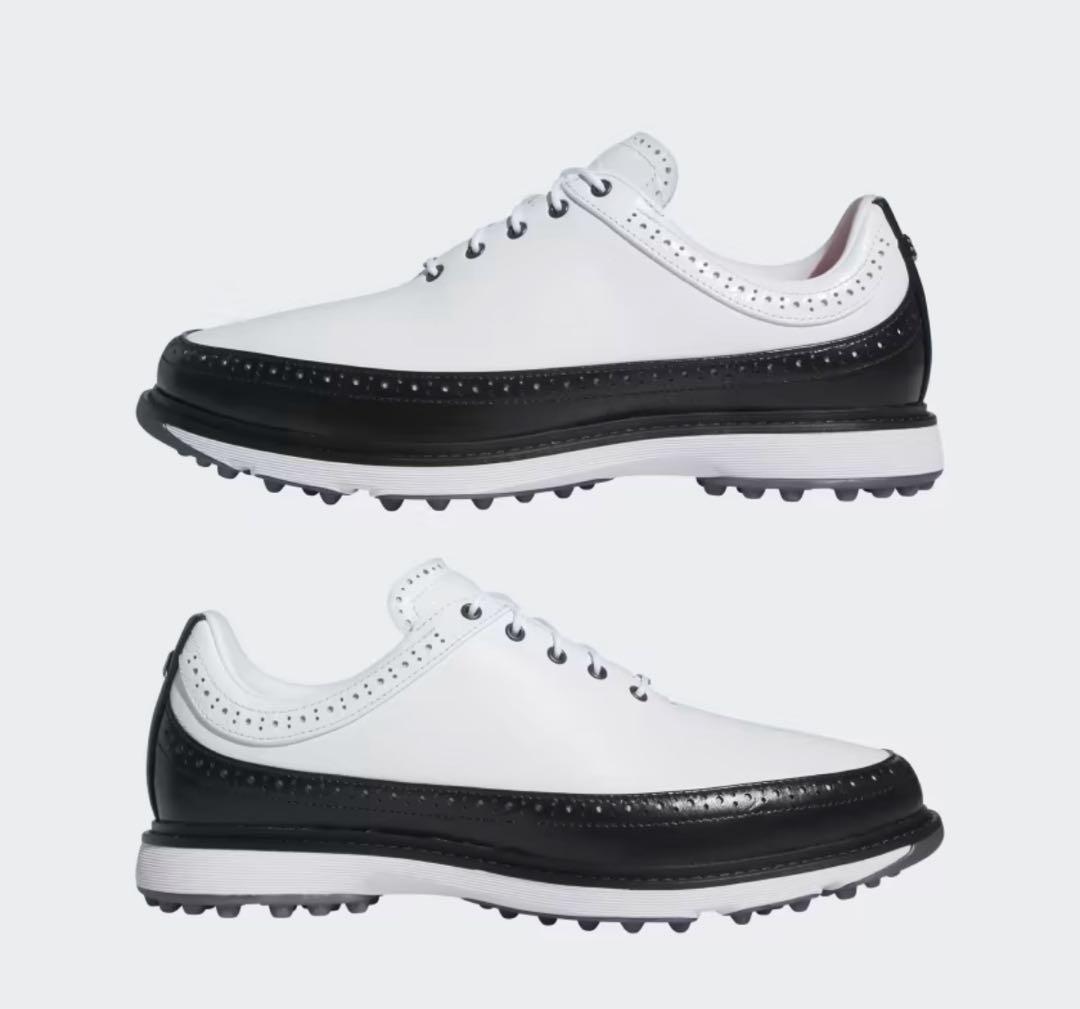 ◼️新品◼️adidas◼️アディダス◼️MC80◼️天然皮革◼️防水◼️25.0cm◼️白黒