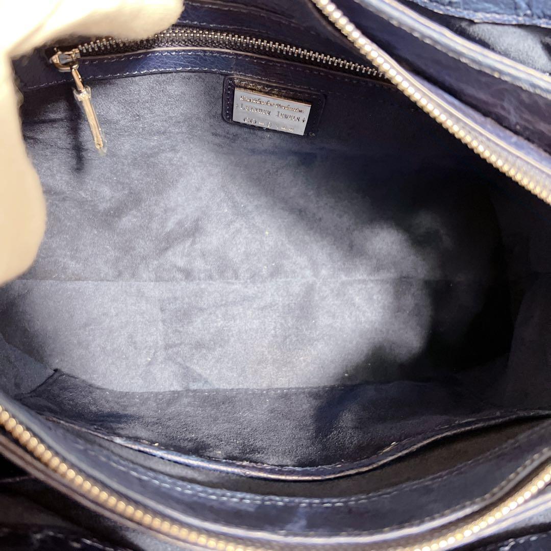 【希少】LEATHER JEWELS オーストリッチ　イントレチャート　2WAY