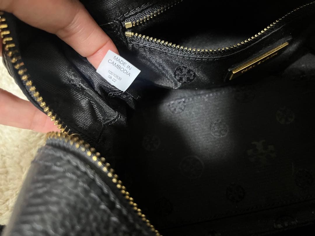 【再販：値下げ済み】TORY BURCH◆トリーバーチ◆ハンドバッグ　黒