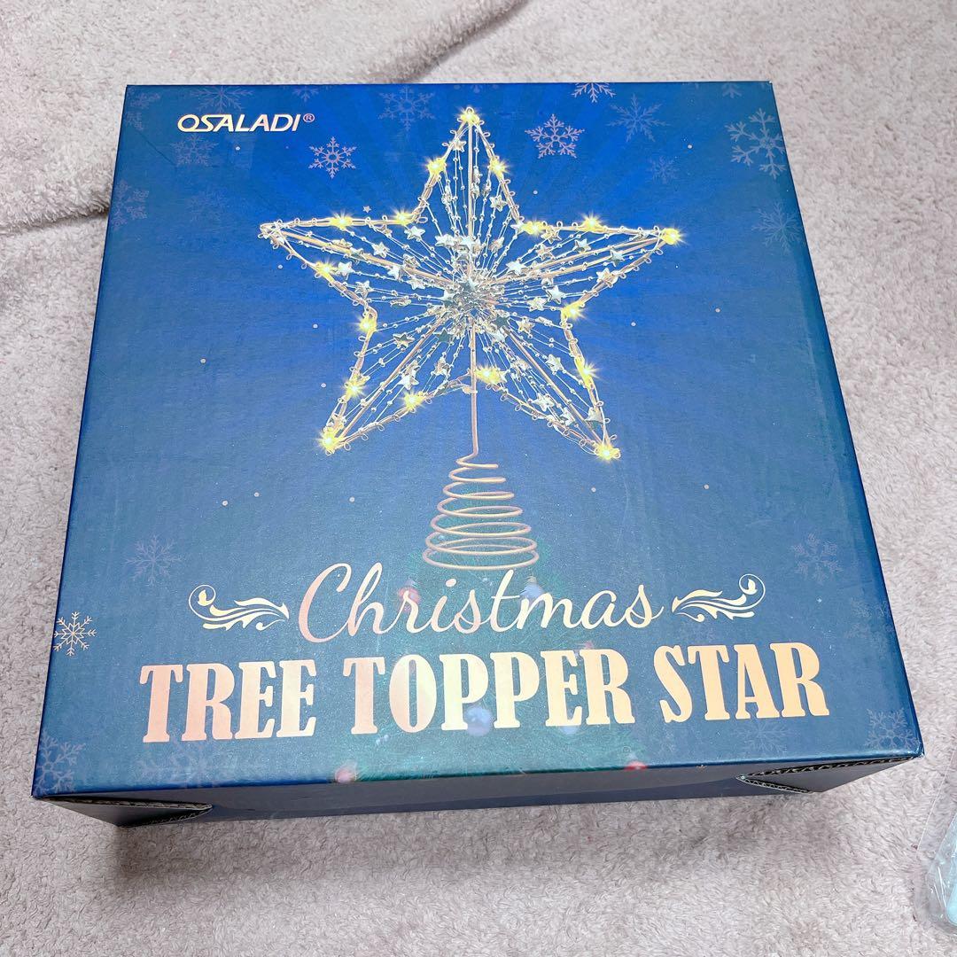 早い者勝ち❣️ OSALADI クリスマスツリートッパー スターゴールド