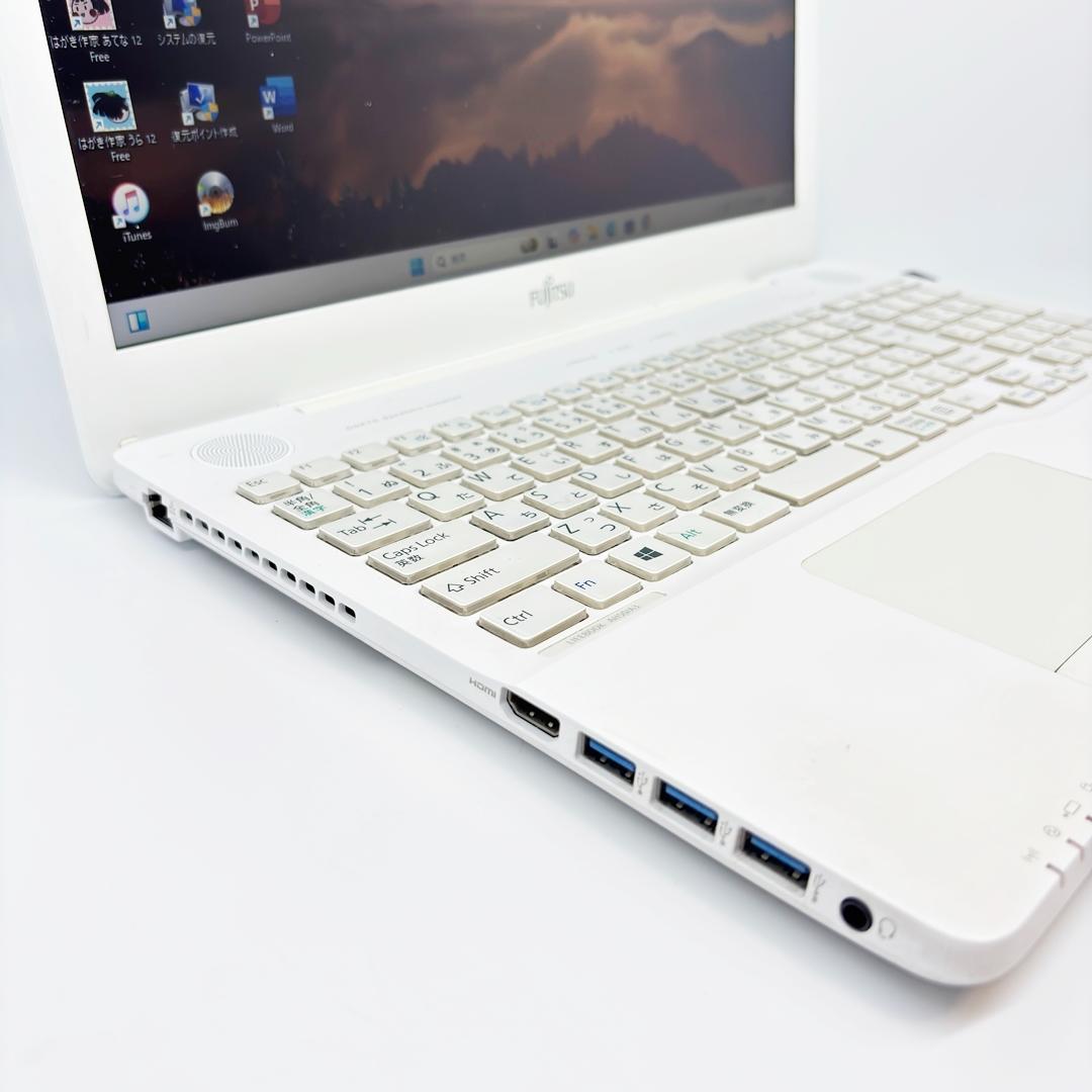 【快適動作】ノートパソコン/Core i7/Win11/SSD/オフィス/A34