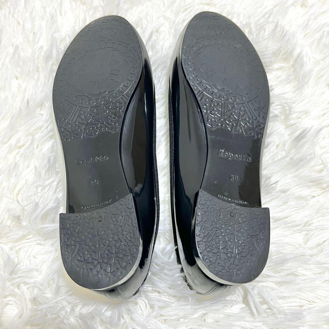 ✨未使用級✨ repetto サンドリオン バレエシューズ 黒 24.5cm