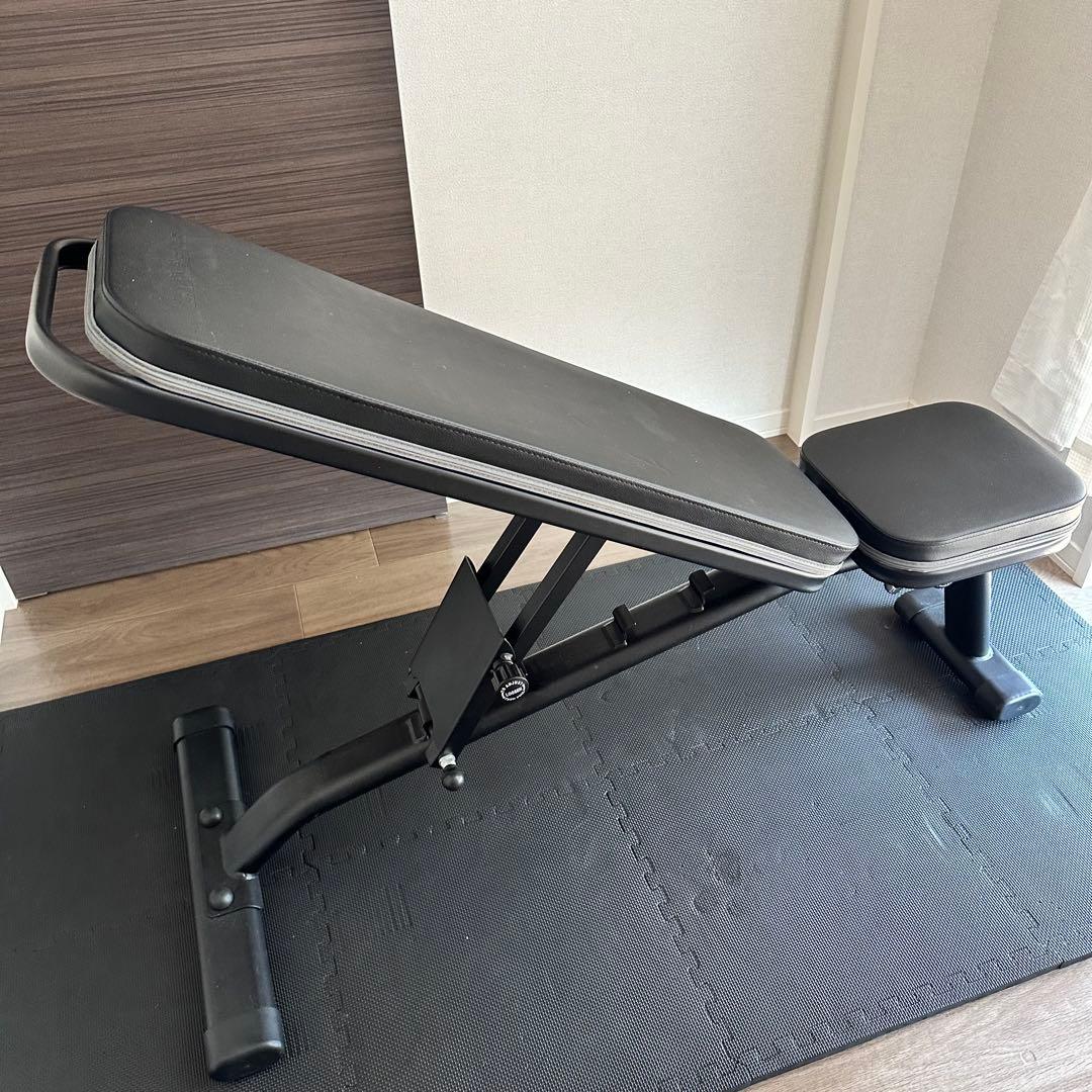 トレーニングベンチ LE-B80+iROTEC可変式ダンベル+マット