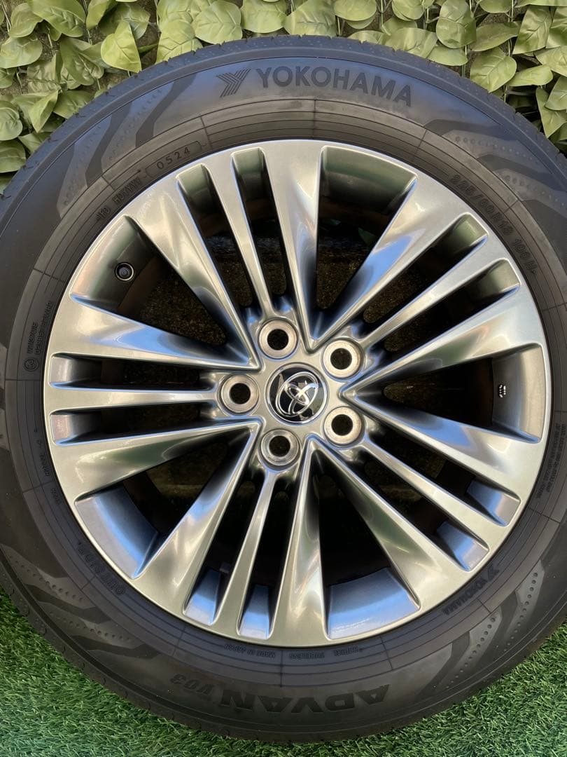 【美品】40アルファード純正18インチ タイヤホイール4本