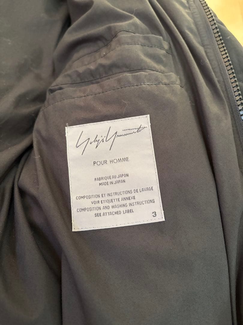 Yohji Yamamoto フード付ダウンジャケット