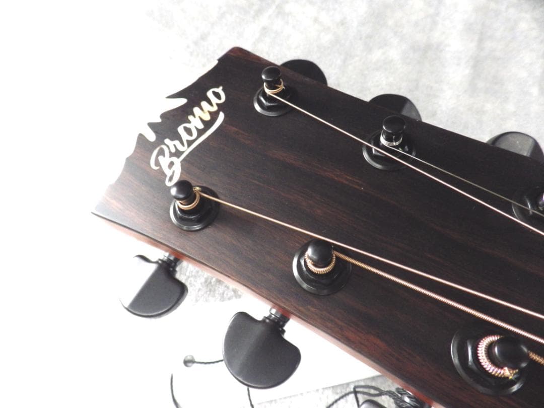 弦高低め　オール単板　Bromo　ブロモ　エレアコギター　BAR5CE