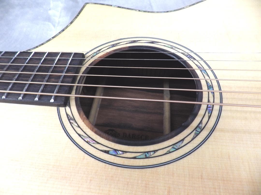 弦高低め　オール単板　Bromo　ブロモ　エレアコギター　BAR5CE