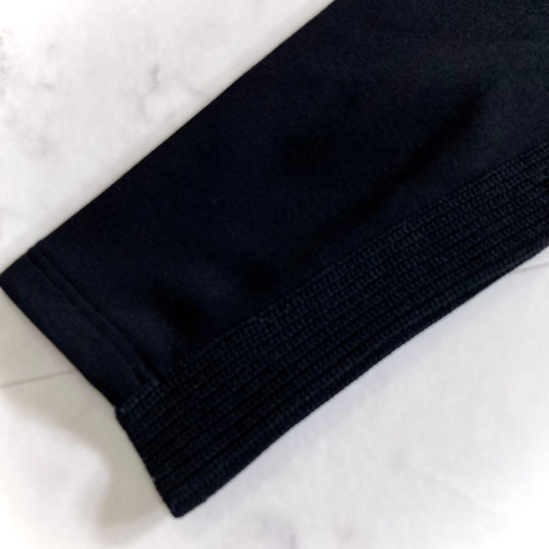 美品 ビアズリー 24AW ニットコンビダンボールプルオーバー ブラック