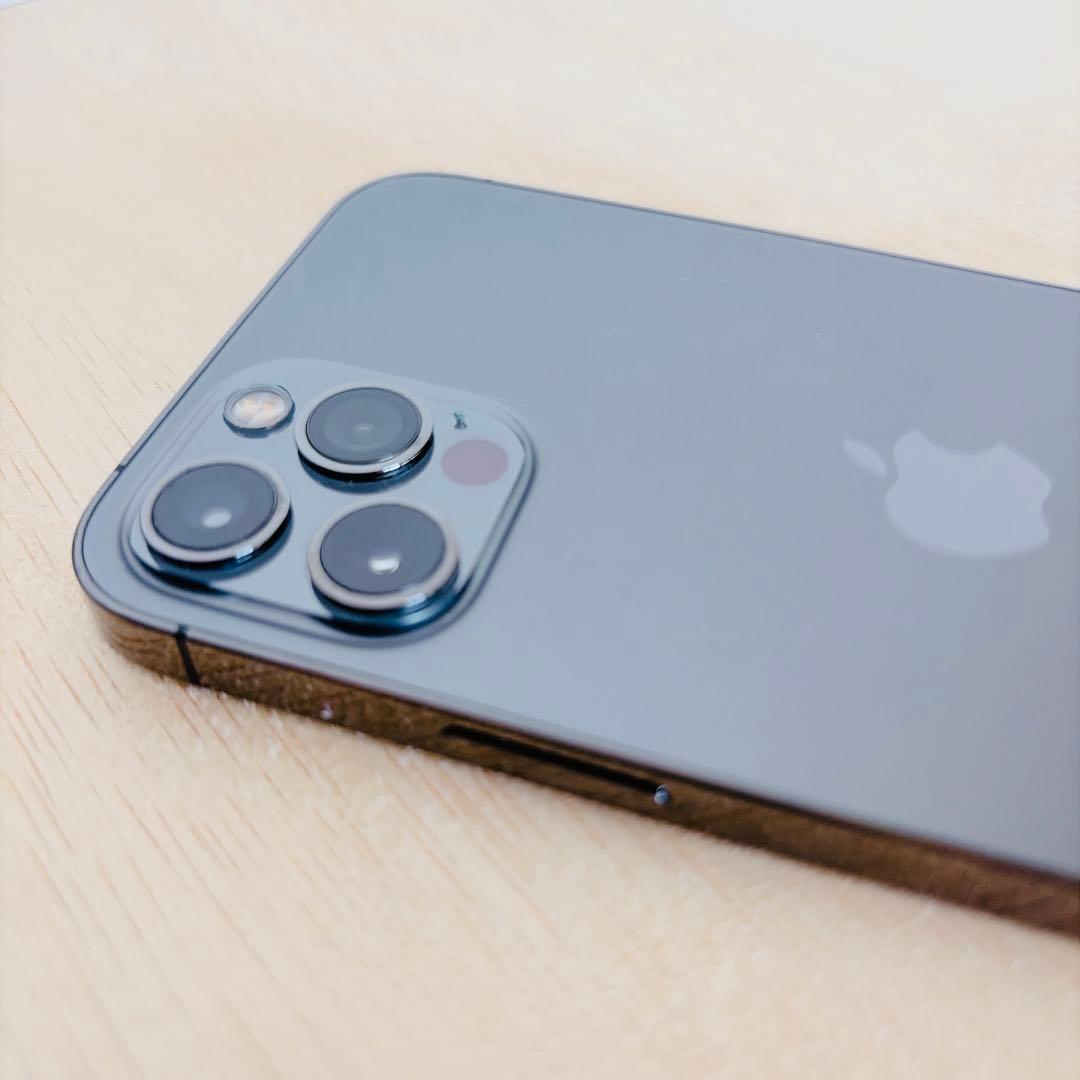 【美品】 90％ iPhone12pro 256GB グラファイト SIMフリー