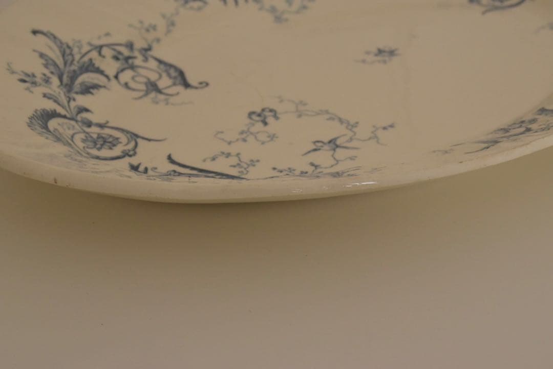 GIEN RINCEAUX ジアン オーバル皿 ランソー フランスアンティーク