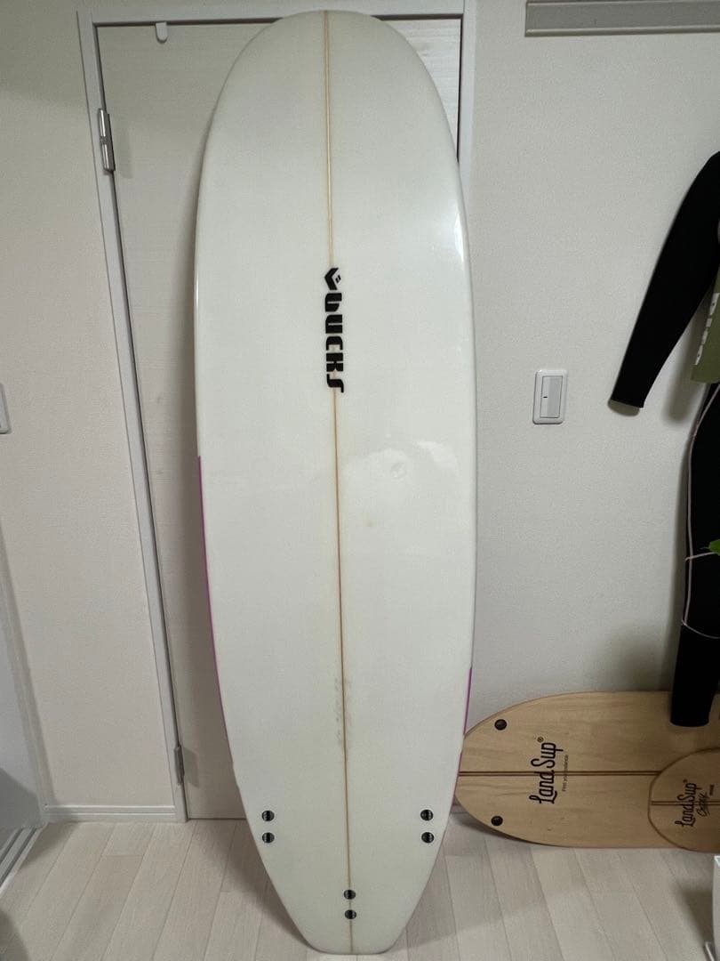 美品！bucksサーフボード6'6ft