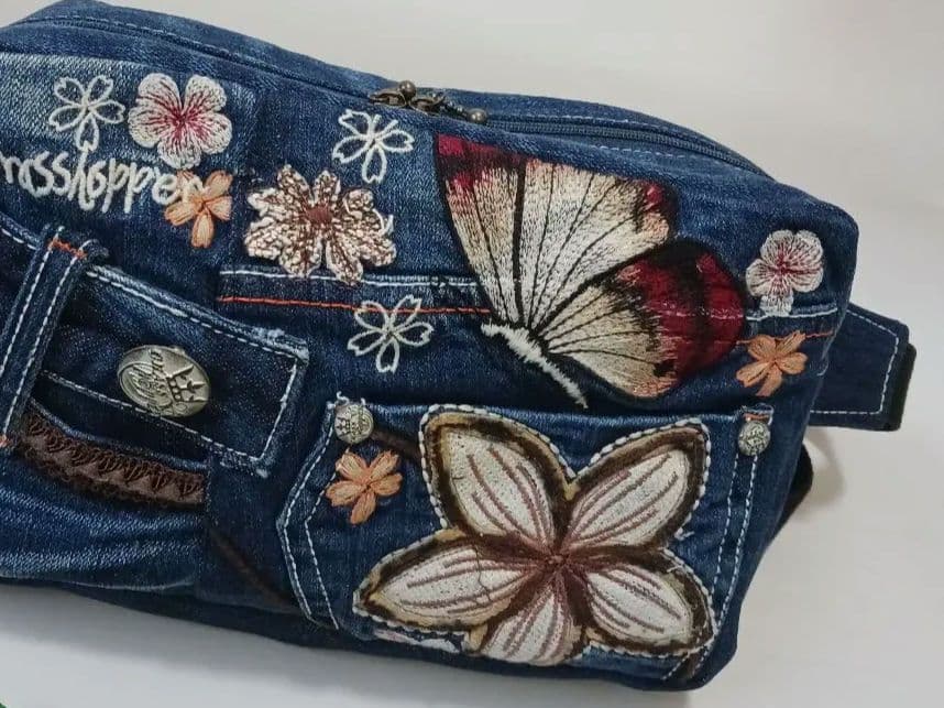 ☆しらゆり☆ 　リメイクデニム　ウエストポーチオーダー