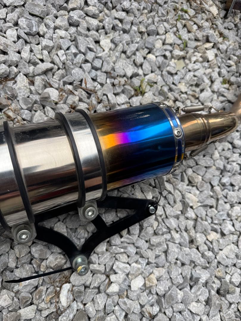 BEAMS マフラー マジェスティs SG52 チタンカラー