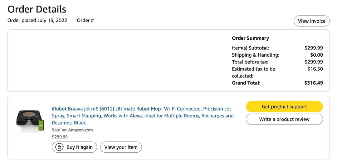 【新品未開封】ブラーバ iRobot Braava jet m6 上位モデル