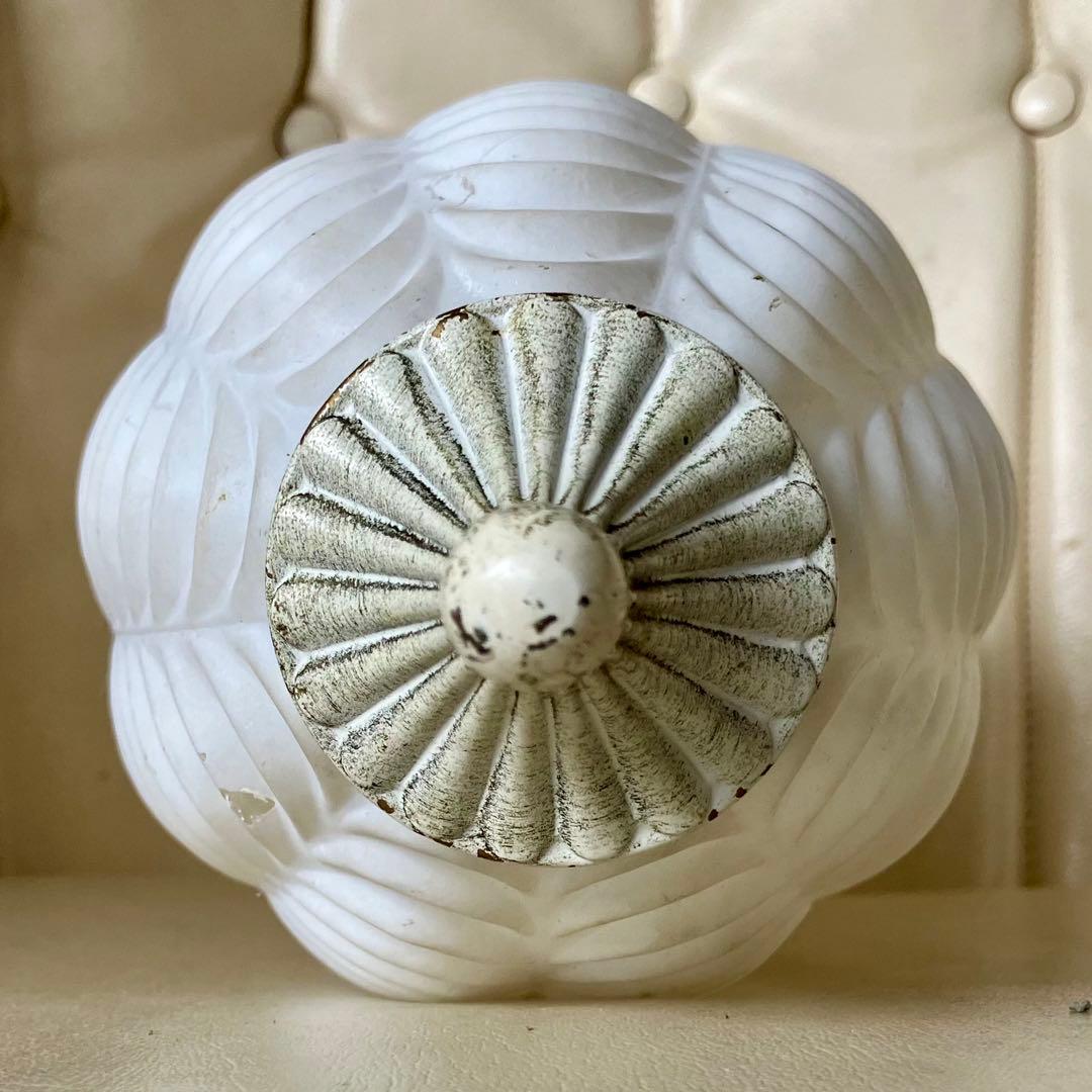 ヴィンテージ ハンギング ランプ / ガラスシェード