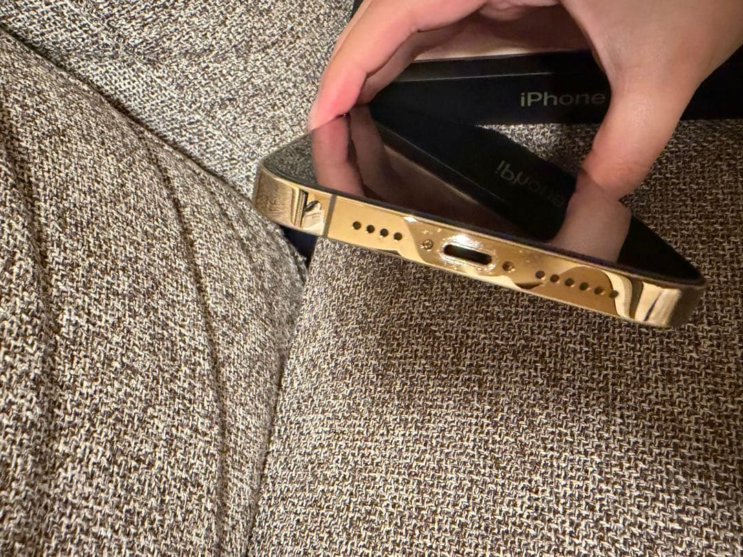 iPhone 13 Pro max128GBゴールド 本体と箱付き