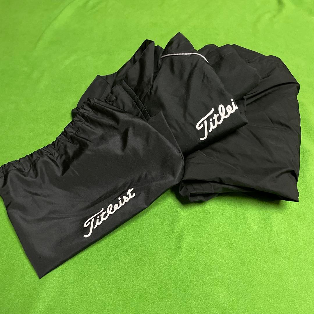 Titleist タイトリスト　ゴルフメンズ レインウェア 黒　L