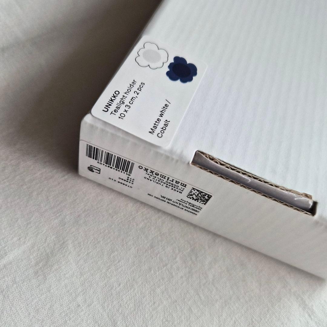 ウニッコ 60th ティーライトホルダー　キャンドルホルダー　2色セット