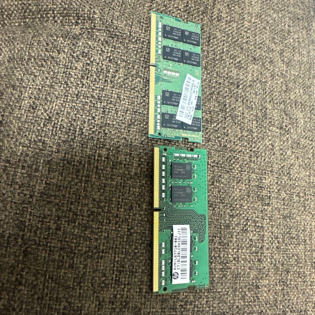 メモリーノート用　32GB合計　3200Mhz 動作確認済み