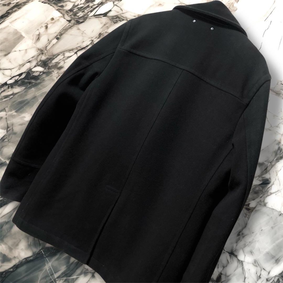 上美品 COACH コーチ ウール Pコート ビジネスコート