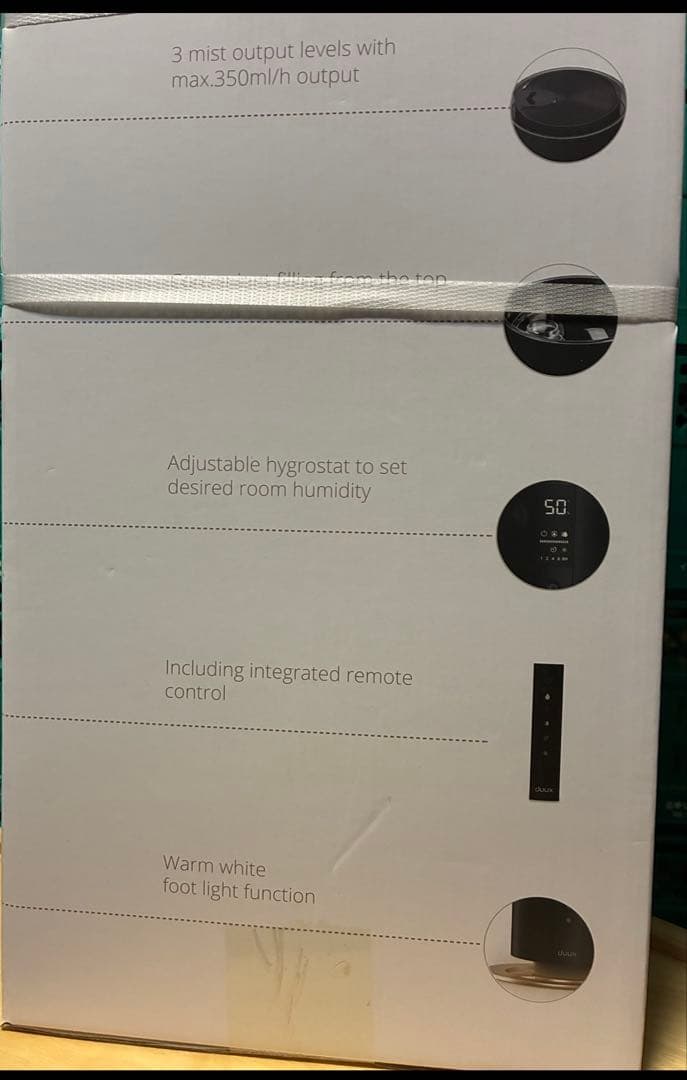 duux デュクス DXHU04-BK 加湿器 Beam ビーム ブラック 黒