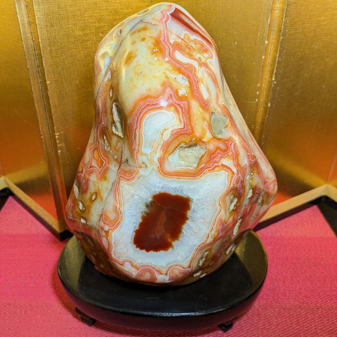 メノウ6.0㌔ 瑪瑙 鑑賞石 観賞石 水石 盆石 天然石 置物