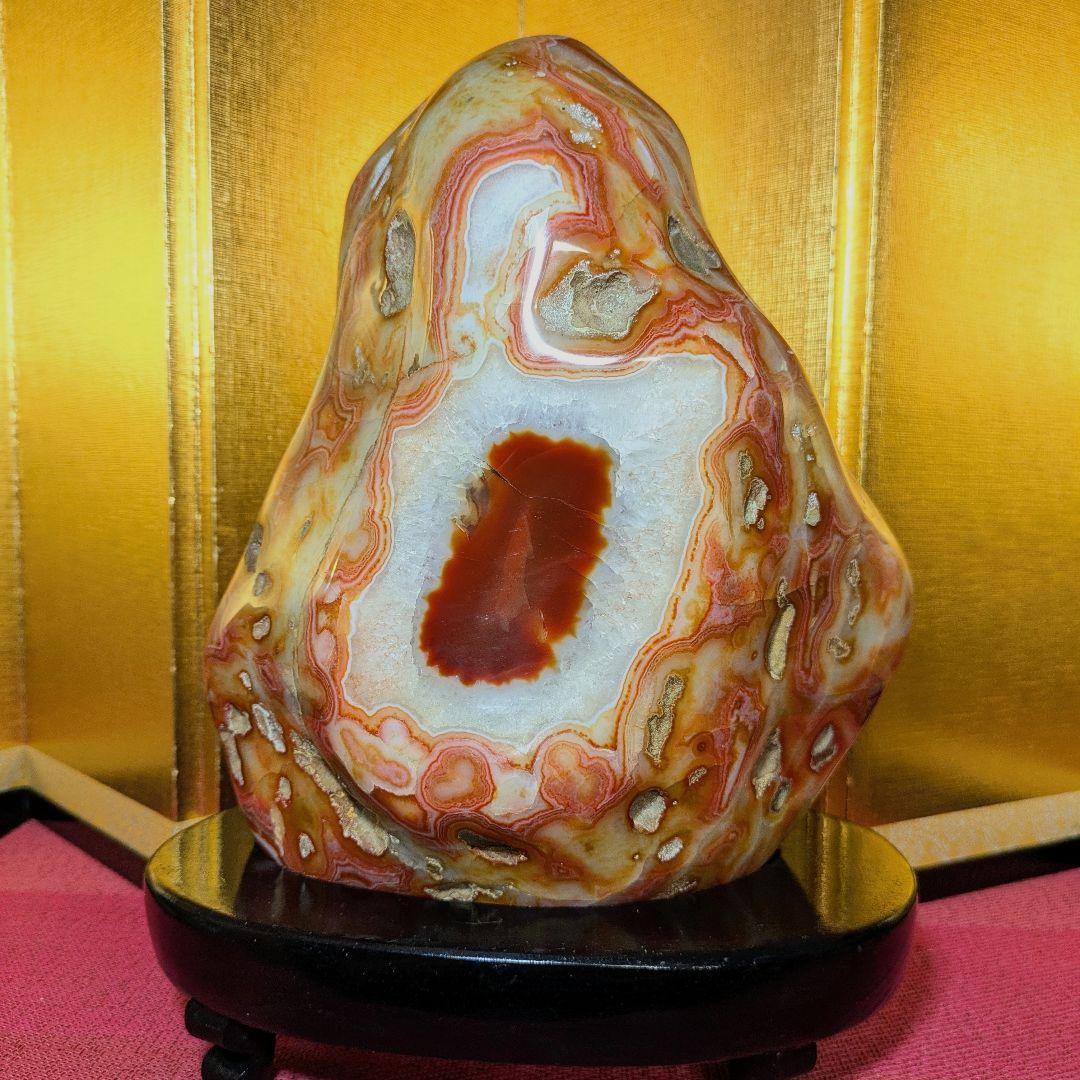 メノウ6.0㌔ 瑪瑙 鑑賞石 観賞石 水石 盆石 天然石 置物