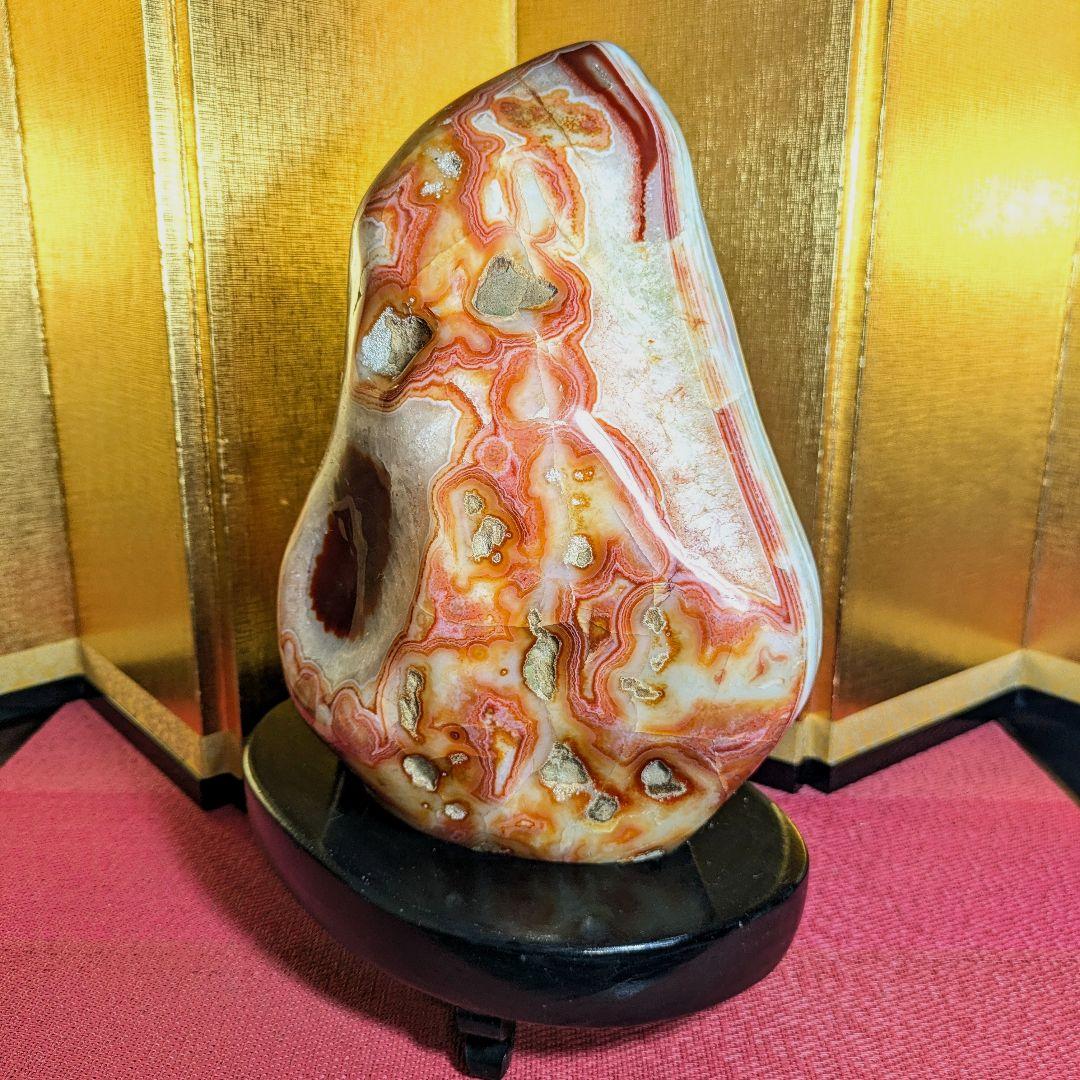 メノウ6.0㌔ 瑪瑙 鑑賞石 観賞石 水石 盆石 天然石 置物