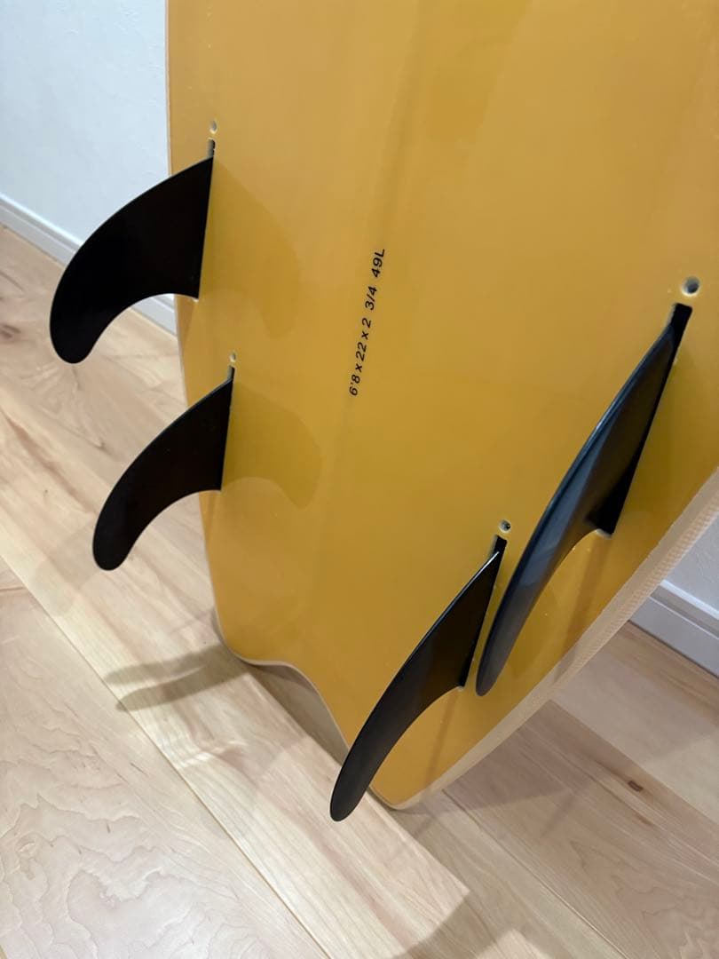 ビーチアクセス　ソフトボード 6'8\" フィン　リーシュロック付き