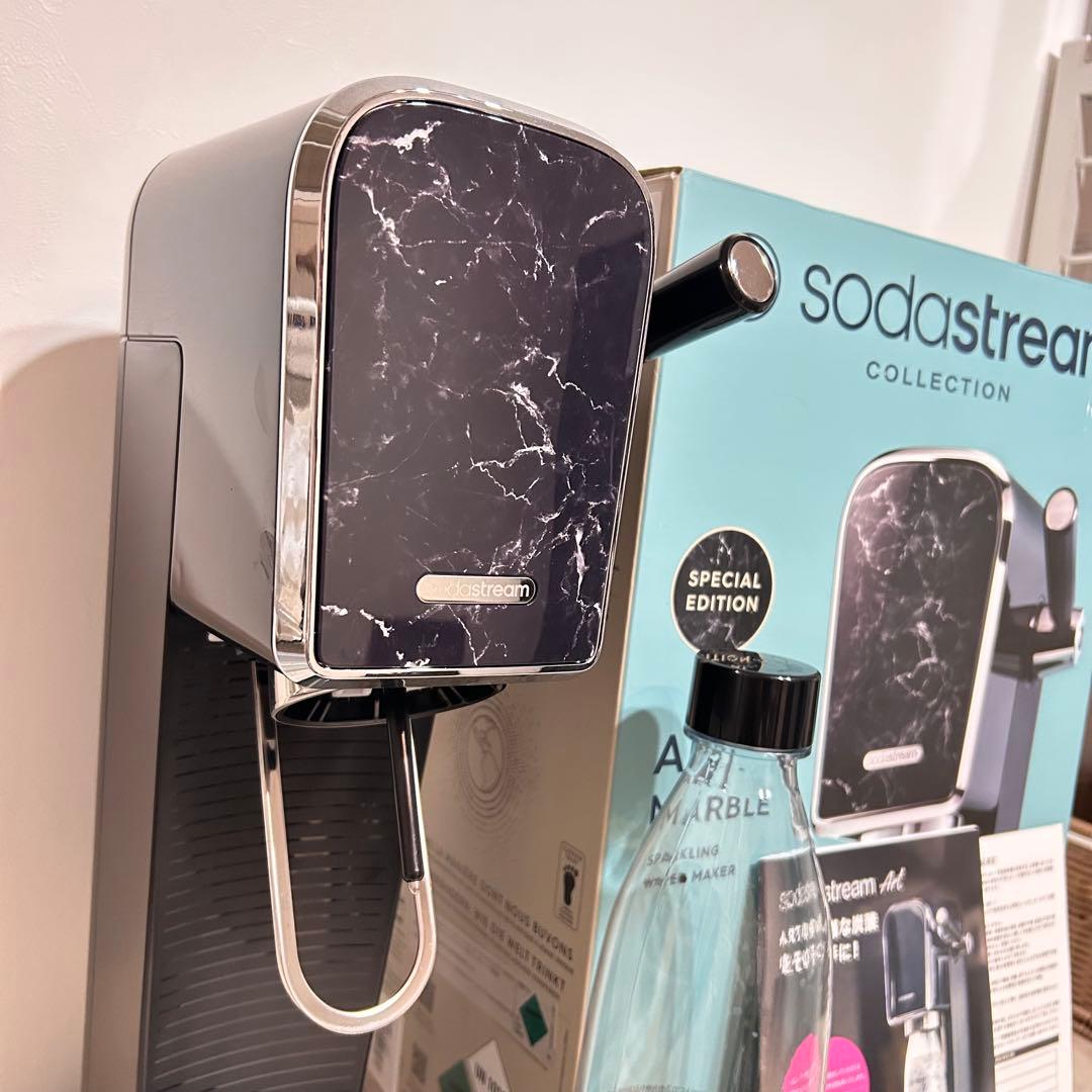 SodaStream ART 炭酸 ソーダストリーム アート ブラック マーブル