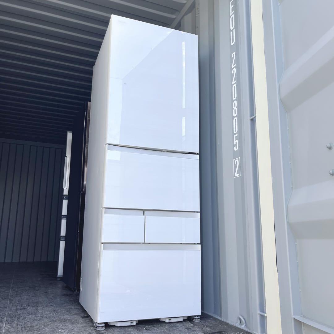 73取付無料！東芝ベジータ高性能おしゃれホワイト大容量501L5ドア冷蔵庫！