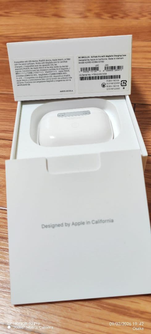 Apple AirPods pro1問題なく動作します。