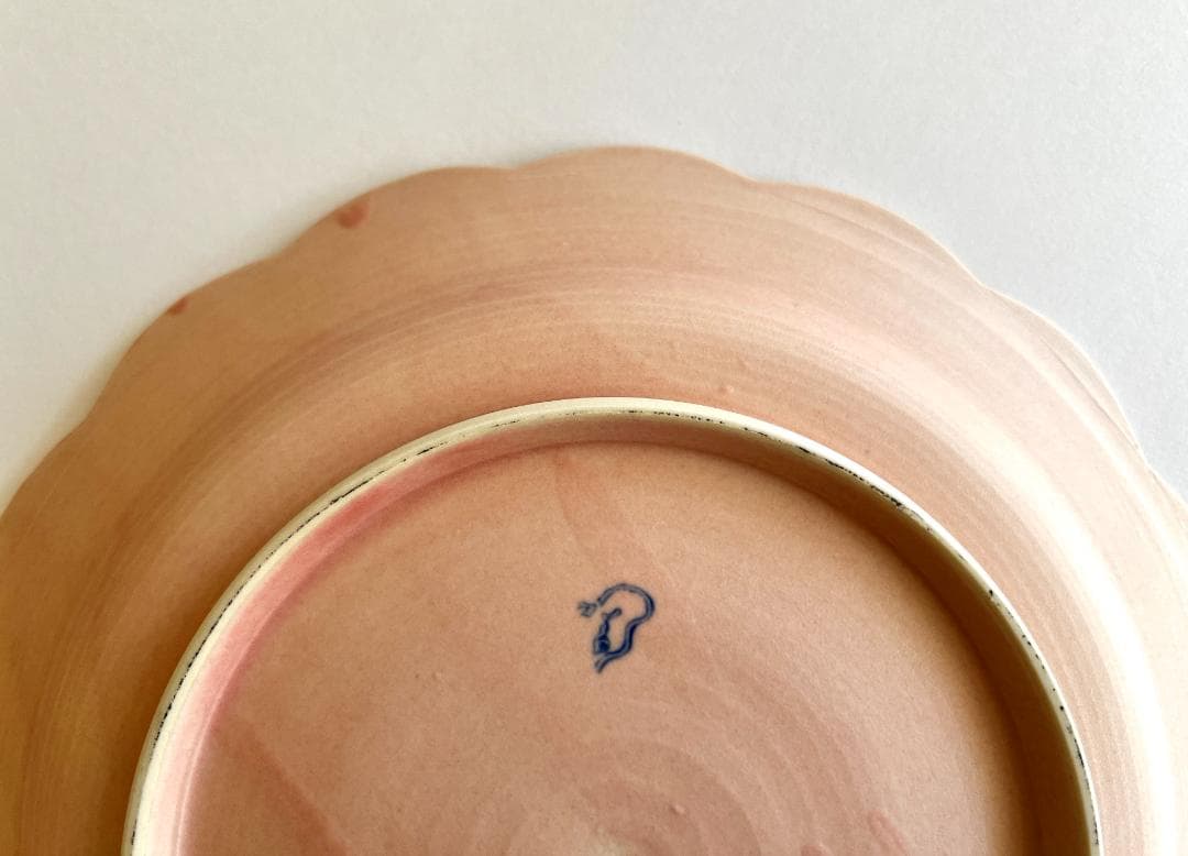 【未使用】佐々木忍 メリーゴーランドプレート お皿【ピンク】