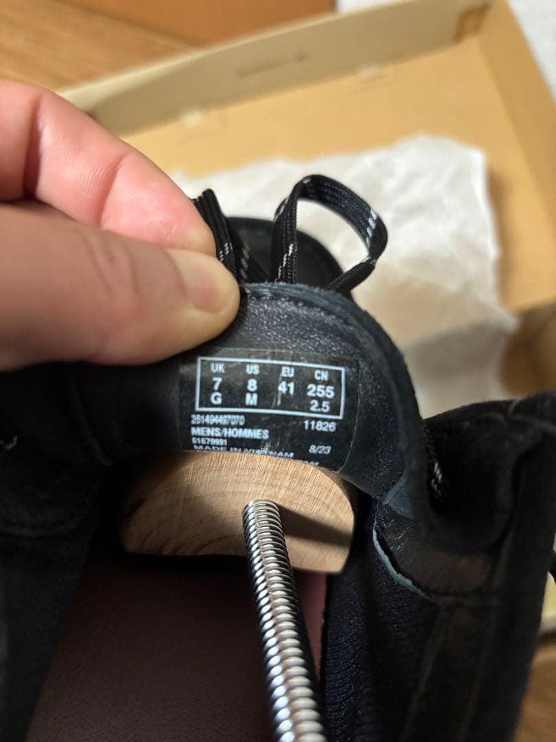 Clarks ワラビー　ブラック スエード GORE-TEX