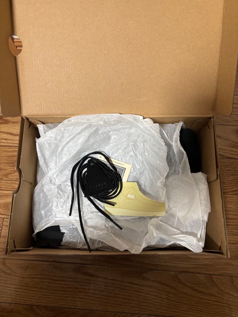 Clarks ワラビー　ブラック スエード GORE-TEX