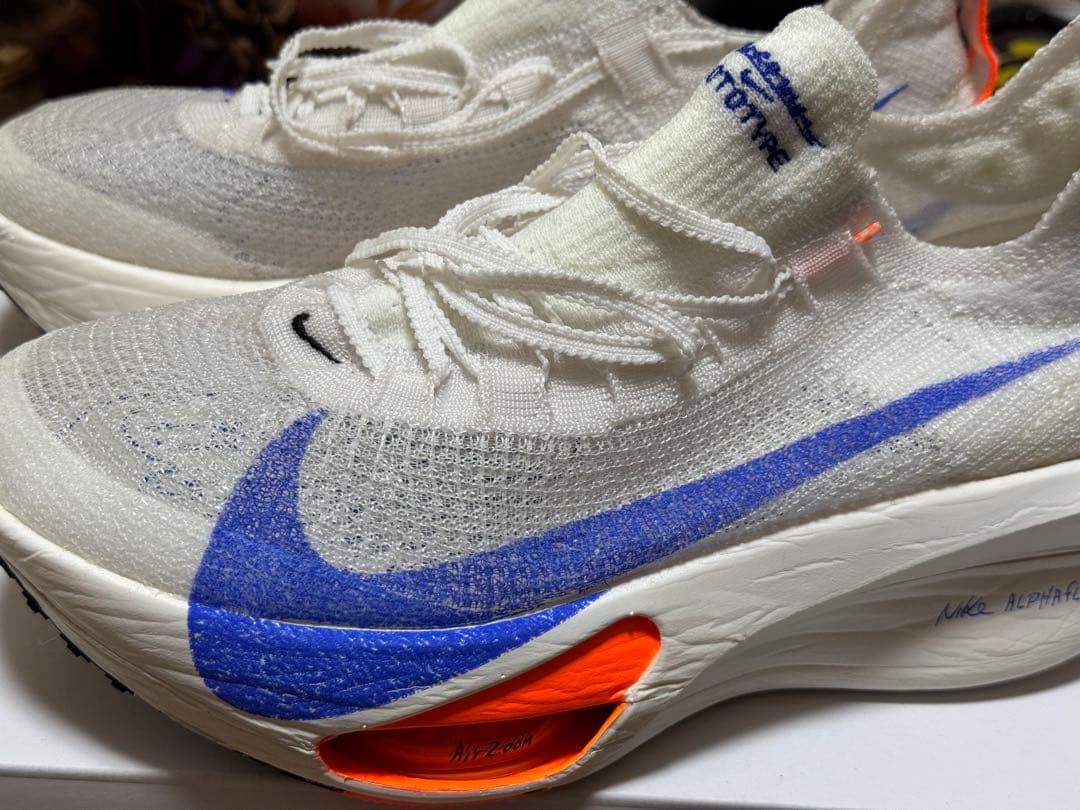 ナイキ NIKE アルファフライ3ブルー/ホワイト 26cm