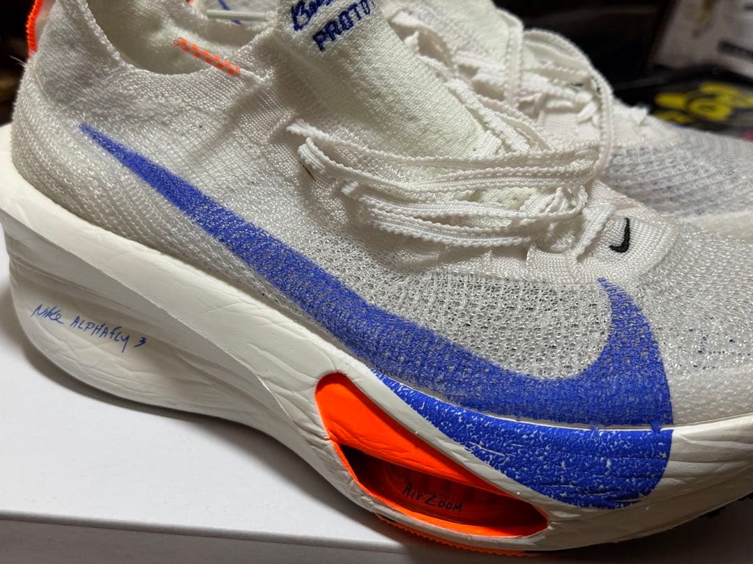 ナイキ NIKE アルファフライ3ブルー/ホワイト 26cm